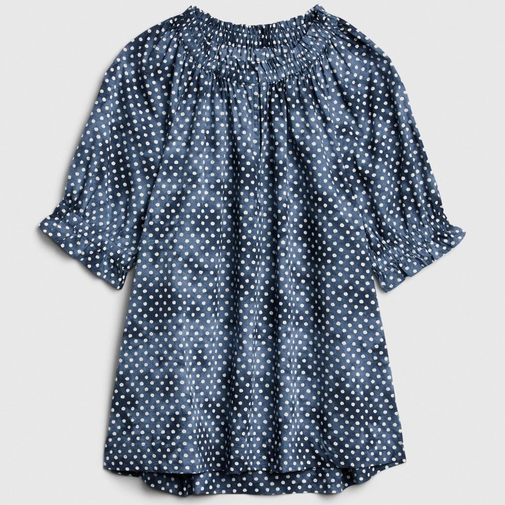 Gap Navy Blue Structured Keyhole Top, size XS